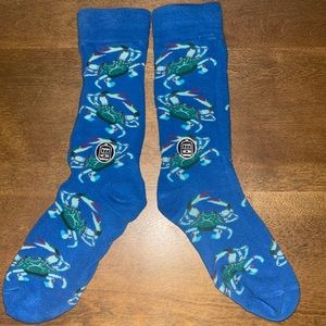 Bonfolk Blue Crab Socks
